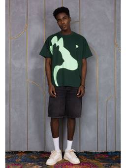 ORE OFE - Green Pet Lovers Club Oversized T-Shirt
