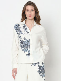 VERO MODA - White Floral Shirt