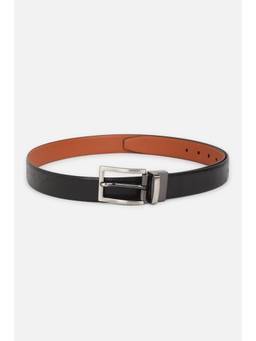 Allen Solly - Men Black Textured Formal Belt