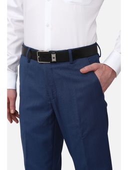 Louis Philippe - Men Black Solid Genuine Leather Casual Belt