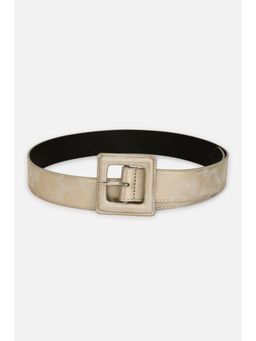 Van Heusen - Women Gold Textured Belt