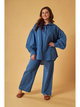 Maisolos - Blue Linen Co-Ord (Set of 2)