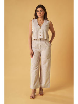 Maisolos - Beige Linen Co-Ord (Set of 2)
