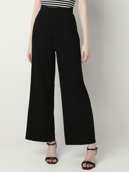 VERO MODA - Black High Rise Wide Leg Pants
