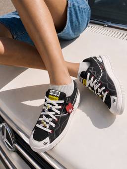The Souled Store - Official Peanuts: Retro Trainers Women Low Top Sneakers