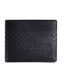 HiLEDER - Pure Nappa Leather Handmade Bifold Men's Wallet With 4 Card Slots Black