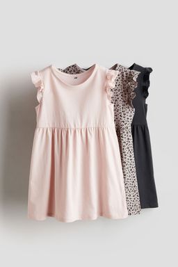 H&M - Girls 3-Pack Jersey Dresses