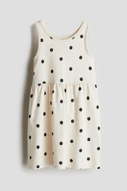 H&M - Girls Turquoise Patterned Jersey Dress