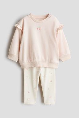 H&M - Boys & Girls 2-Piece Sweatshirt And Leggings Set