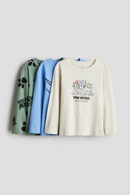 H&M - Boys 3-Pack Long-Sleeved T-Shirts