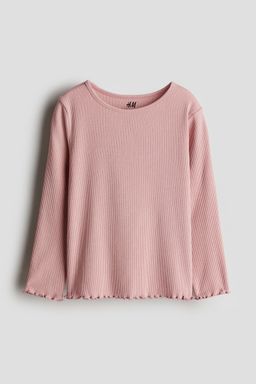 H&M - Boys Beige Long-Sleeved Jersey Top