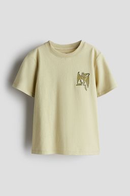 H&M - Boys Beige Printed T-Shirt