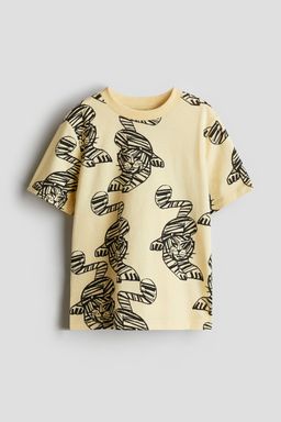 H&M - Boys Beige Printed T-Shirt