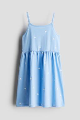 H&M - Girls White Cotton Jersey Dress