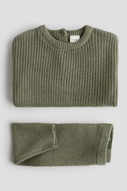 H&M - Boys & Girls 2-Piece Cotton Knit Set
