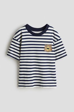 H&M - Boys Beige Printed T-Shirt