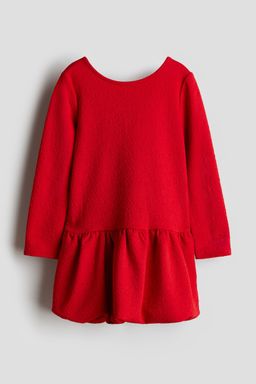 H&M - Girls Red Long-Sleeved Balloon Dress