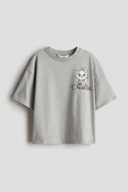 H&M - Boys Brown Printed Cotton T-Shirt