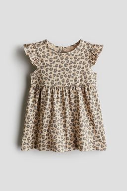 H&M - Girls Blue Printed Cotton Dress