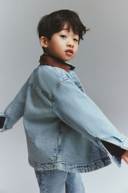 H&M - Boys Blue Oversized Denim Overshirt