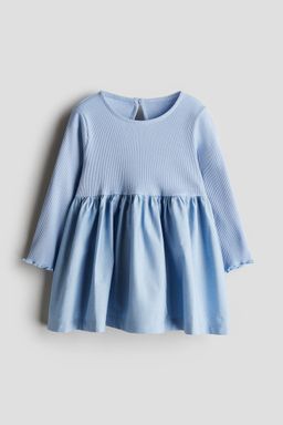 H&M - Girls Blue Long-Sleeved Dress