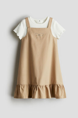 H&M - Girls 2-Piece Dress And Top Set
