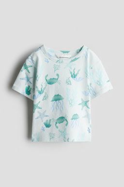 H&M - Boys Yellow Cotton Terry T-Shirt