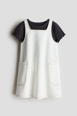 H&M - Girls 2-Piece Dress And Top Set