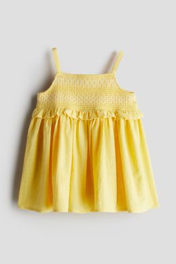 H&M - Girls Yellow Smocked Dress