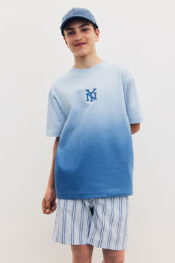 H&M - Boys Beige Printed T-Shirt