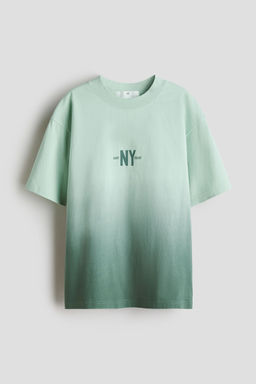 H&M - Boys Beige Printed T-Shirt