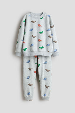 H&M - Boys 2-Piece Printed Sweatshirt Set