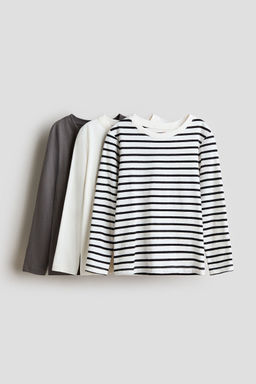 H&M - Boys 3-Pack Long-Sleeved T-Shirts