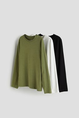 H&M - Boys 3-Pack Long-Sleeved T-Shirts