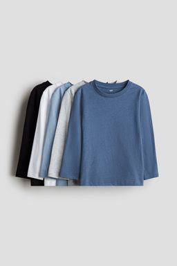 H&M - Boys 5-Pack Long-Sleeved T-Shirts
