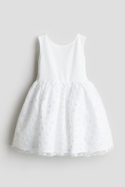 H&M - Girls Blue Flared-Skirt Dress