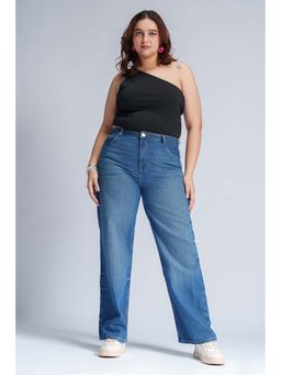 FREAKINS - Serene Indigo Curve Straight Fit Jeans
