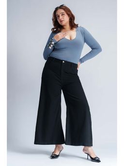 FREAKINS - Ebony Dream Curve Flare Fit Jeans
