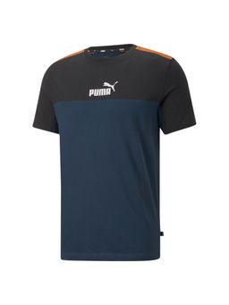 Puma - ESS Block Mens Blue T-Shirts