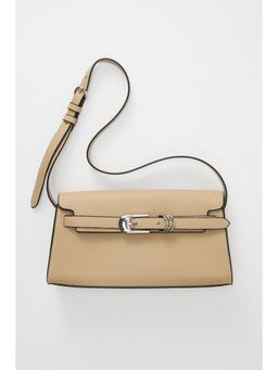 H&M - Women Beige Strap-Detail Shoulder Bag
