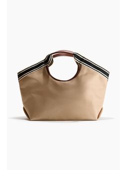 H&M - Women Beige Shopper Tote Bag