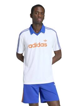 adidas Originals - Men White Drop Needle Polo T-Shirt