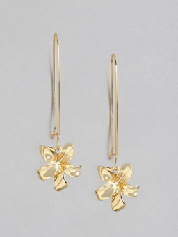 Twenty Dresses by Nykaa Fashion - Secret Of Petals Drop Earrings
