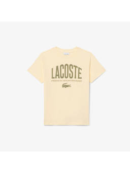 Lacoste - Typography Cotton T-Shirt