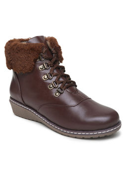 VALIOSAA - Solid Brown Casual Boots