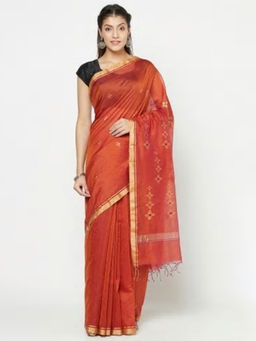 Fabindia - Cotton Silk Chanderi Woven Sari