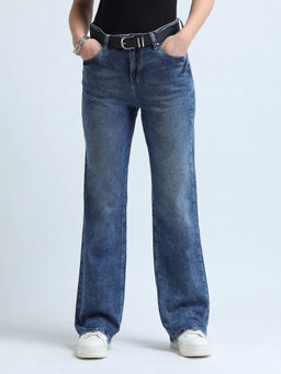 U.S. POLO ASSN. - Women Straight Fit Blue Jeans
