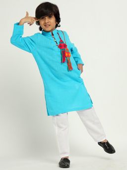 Somersault - Blue Lanterns Kurta & Pyjama (Set of 2)