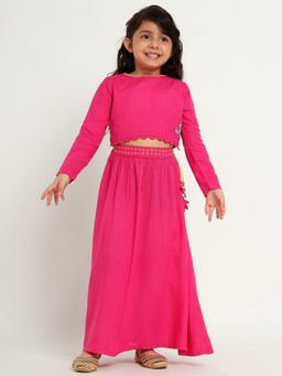 Somersault - Beaded Haathi Top & Skirt (Set of 2)