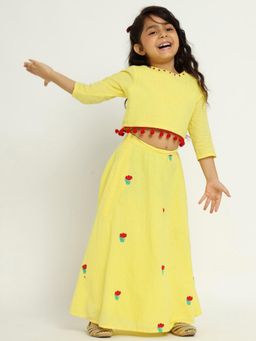 Somersault - Yellow Tulip Top & Skirt (Set of 2)